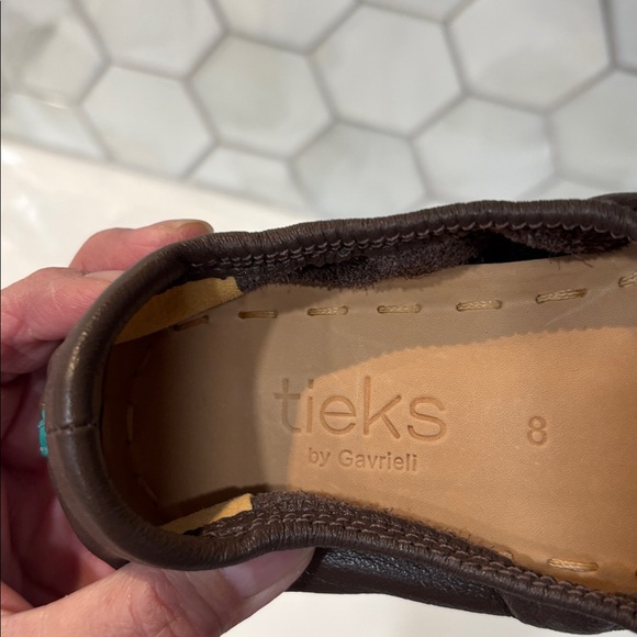 TIEKS By Gavreli BALLET FLATS  NWTChocolate Brown Size 8 - Picture 11 of 11